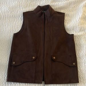 Women’s Ralph Lauren Brown Vest. Sz Small